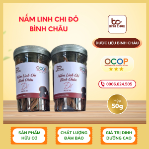 Nấm Linh Chi Đỏ Bình Châu - Hộp 50gr